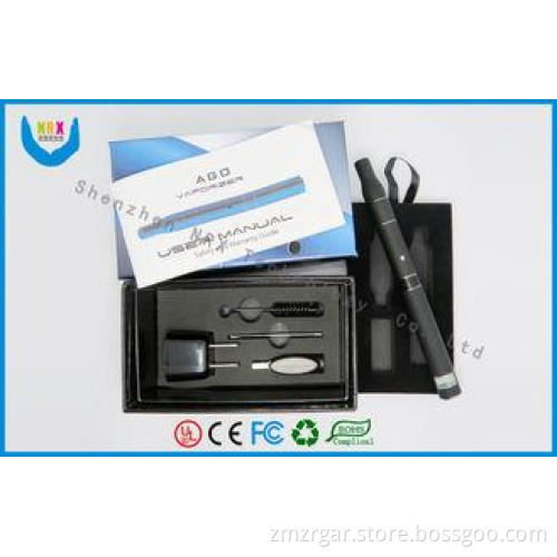 Pen Style Ago Dry Herb Vaporizer , Lcd 1500 Puffs Rechargea